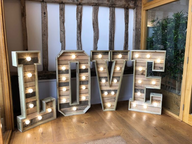 Rustic Love Letters at Alswick Barn