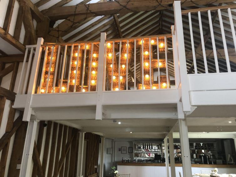 Rustic Light Up Letters Milling Barn