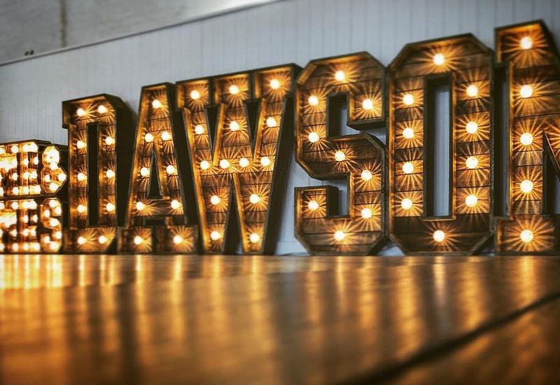 Rustic LED Letters Herts