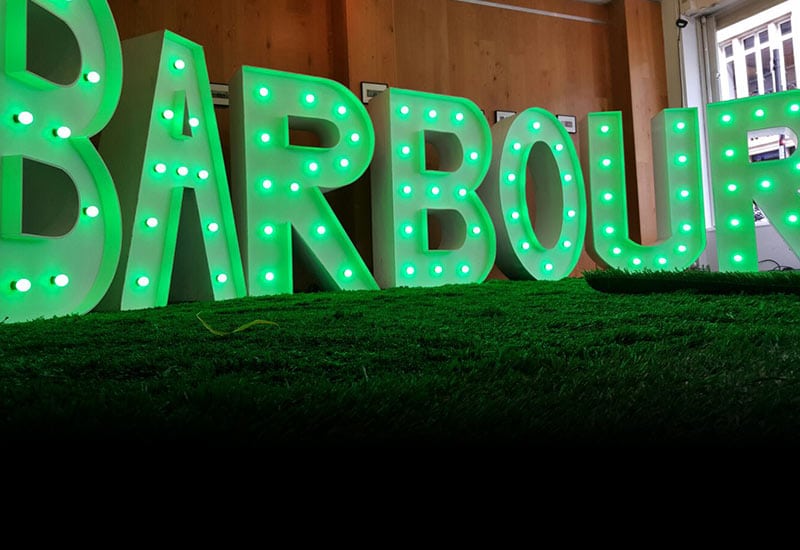 Corporate Lights for Barbour
