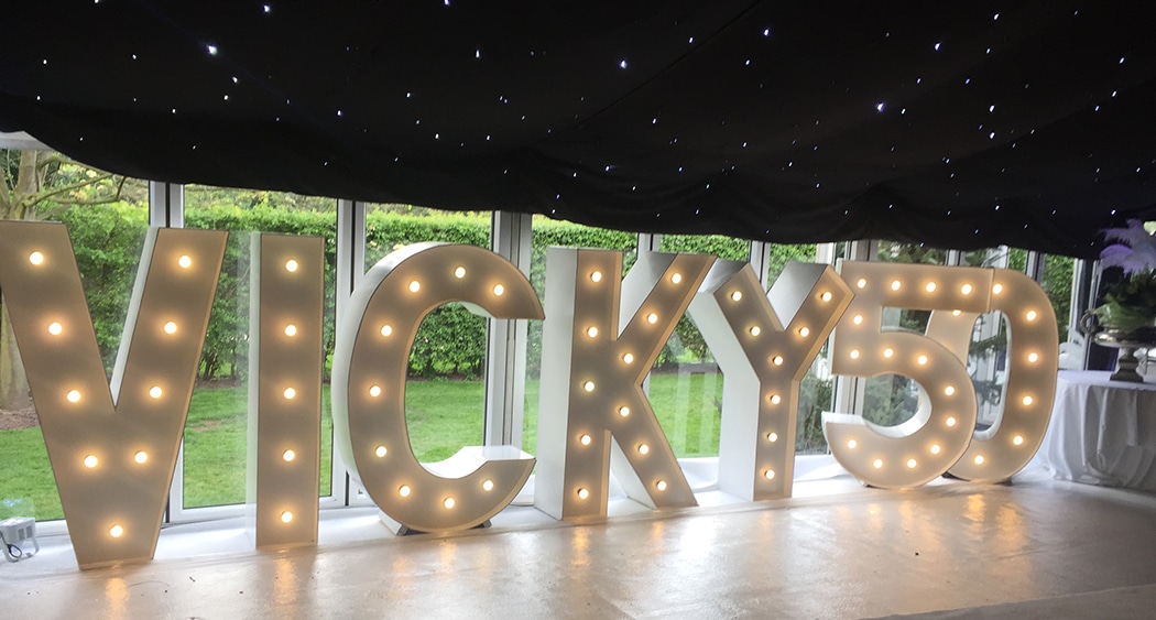 Light Up Name Hire
