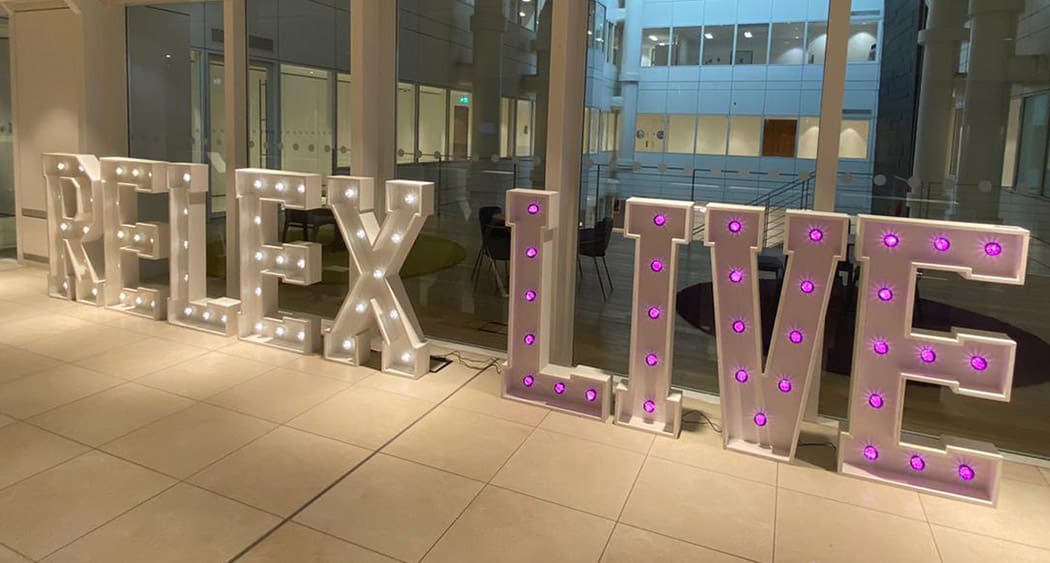 4ft Letters with Coloured Bulbs