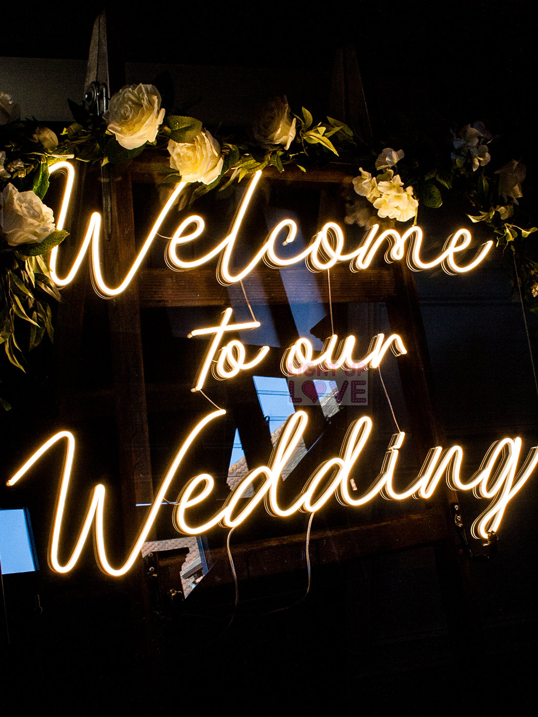 Wedding Welcome Neon Sign Herts