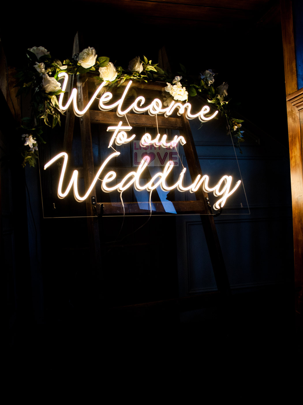 Wedding Welcome Neon Sign Herts