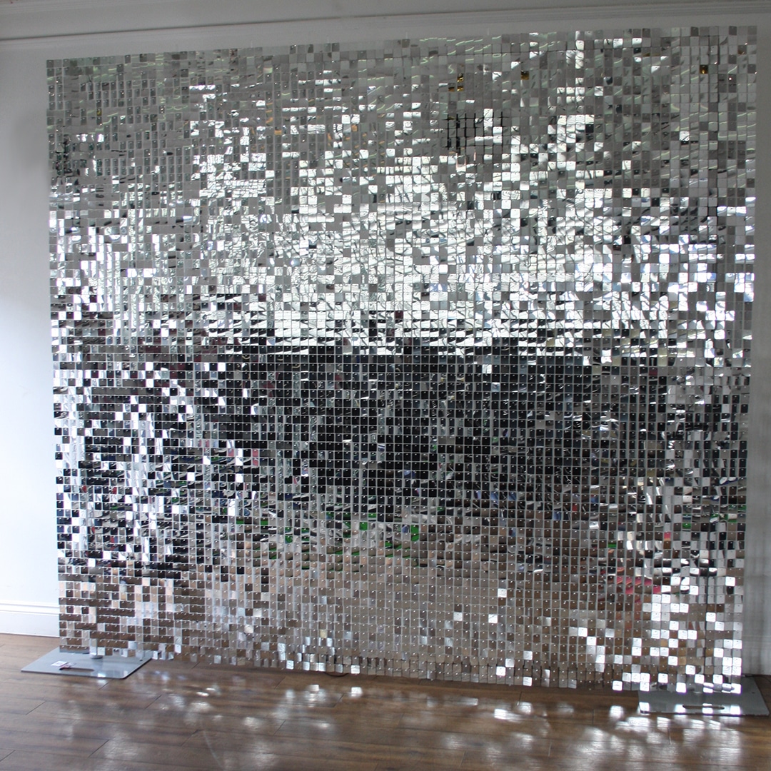 Silver Sequin Wall Hire Hertford