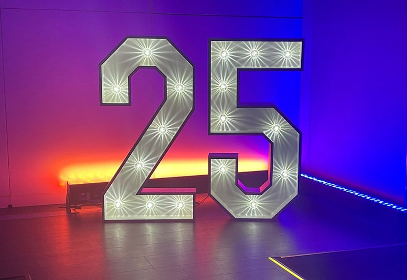 Light Up 25 Numbers