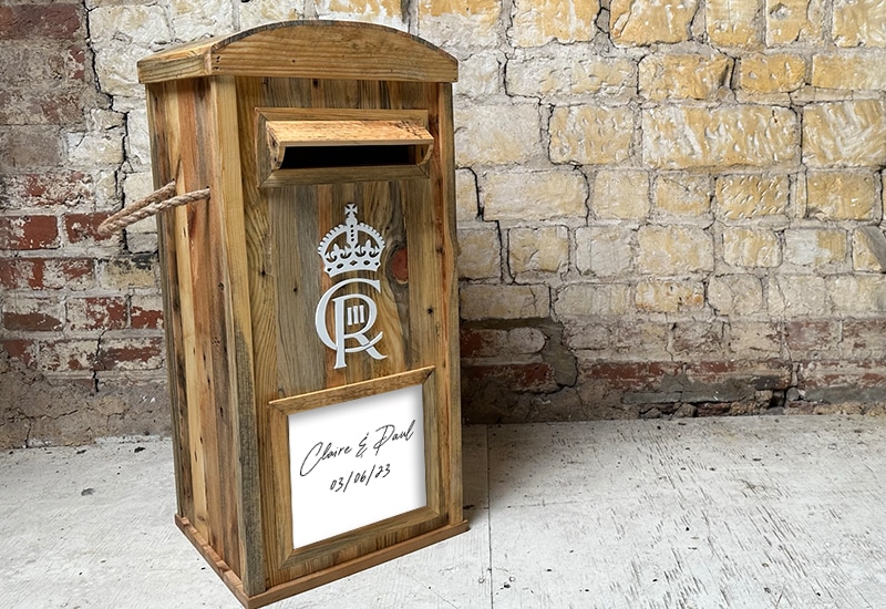 Rustic Wedding Postbox Hire