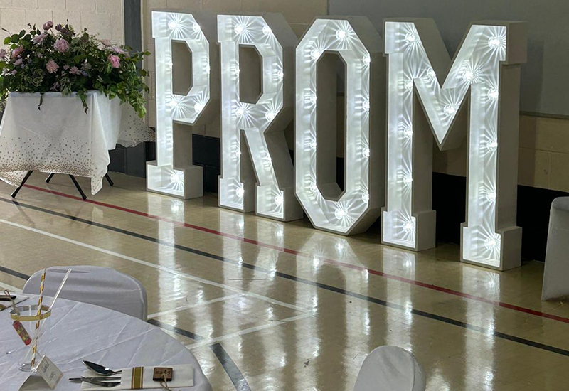 4ft PROM Letters