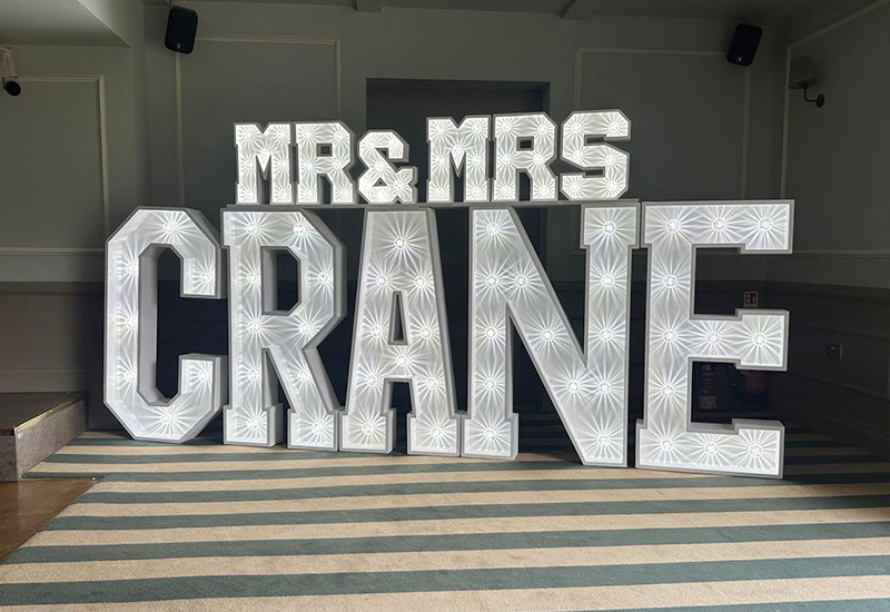 Cromwell Hotel Light Up Letters