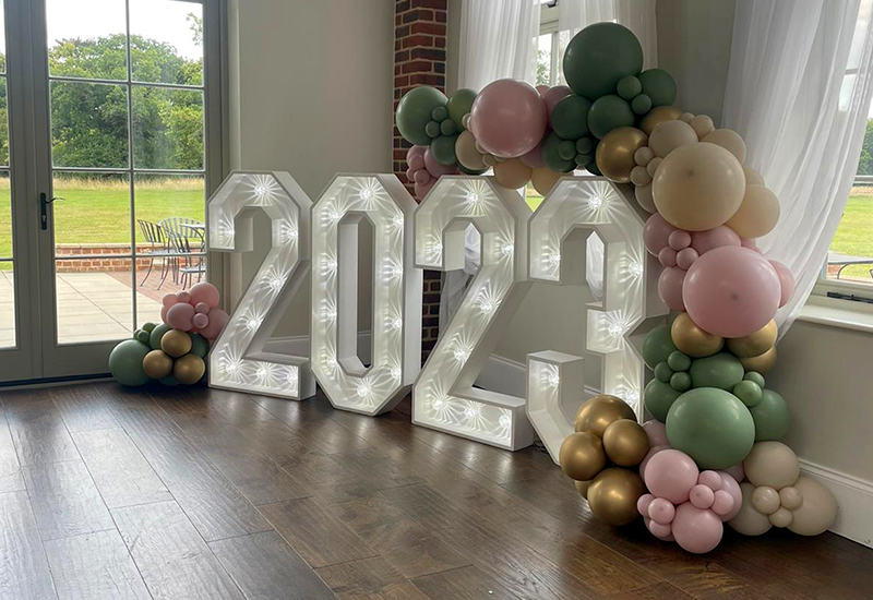 Light Up Numbers Prom Hitchin