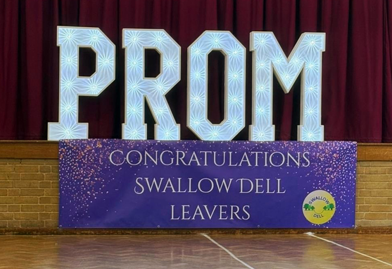 Light Up Prom Letters Welwyn