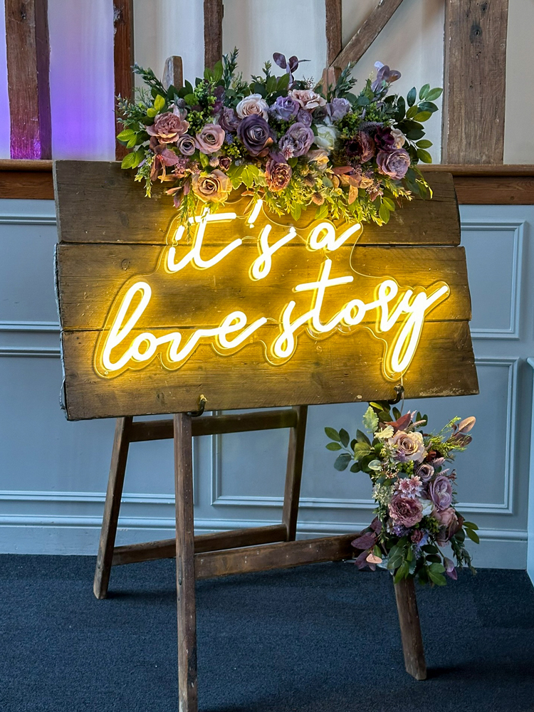 Love Story Neon Essendon Wedding