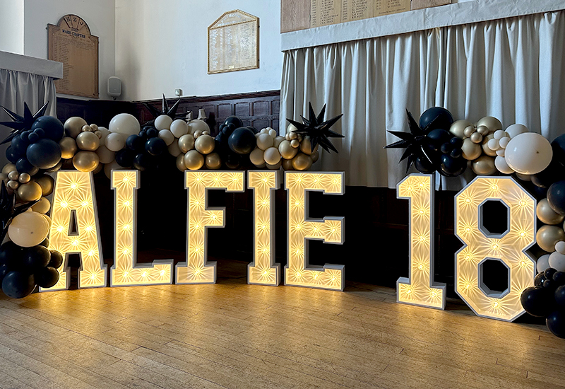 Mayflower Place Light Up Letters