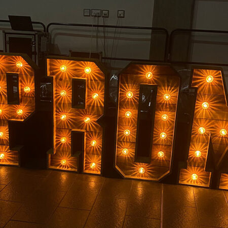 4ft Rustic Prom Letters