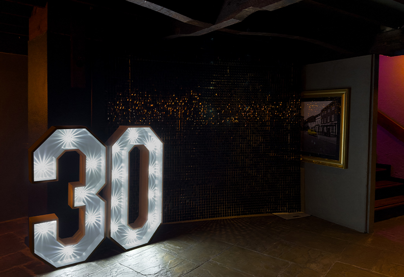 Black Sequin Wall Hire Ware
