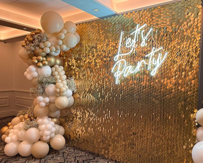 Gold Sequin Wall