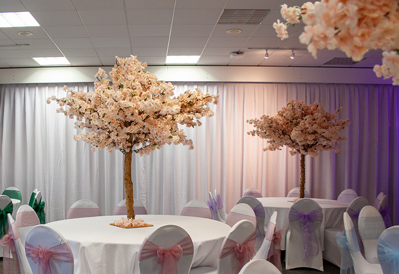 Pink Blossom Table Tree Hire
