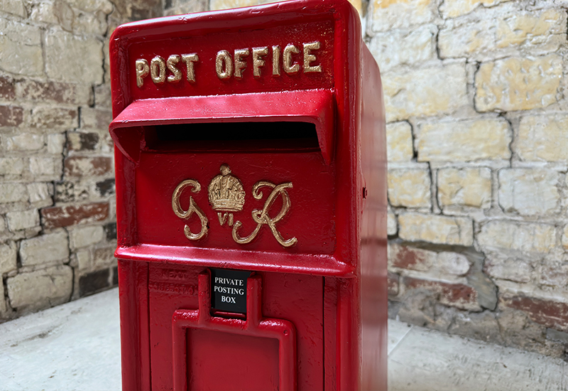 Red Wedding Postbox Hertfordshire