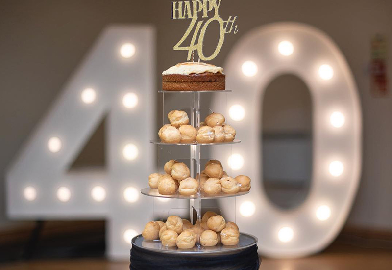 40th Birthday LED Numbers