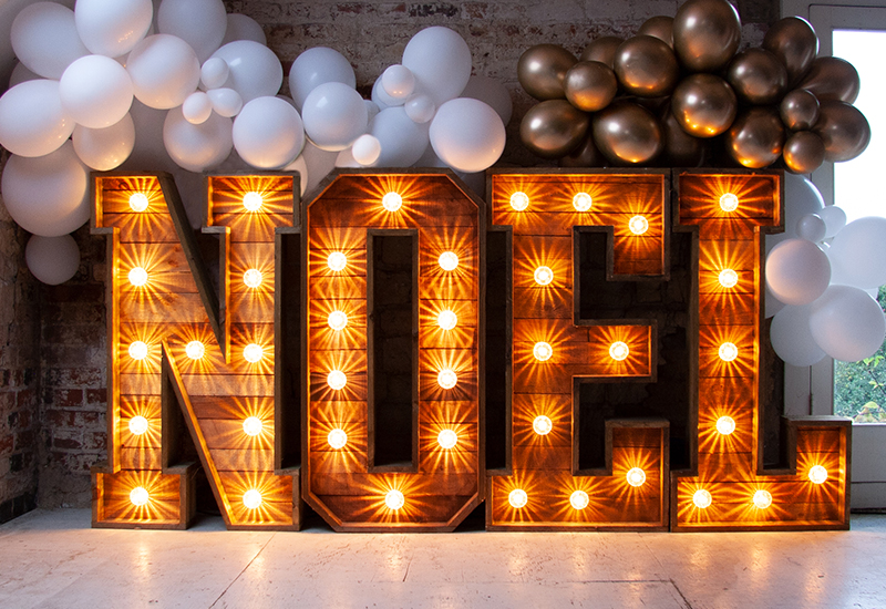 Christmas Rustic Letter Hire