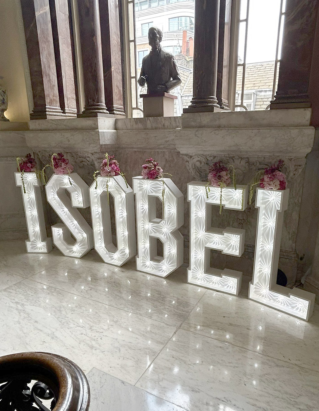 Light Up Letter Hire London