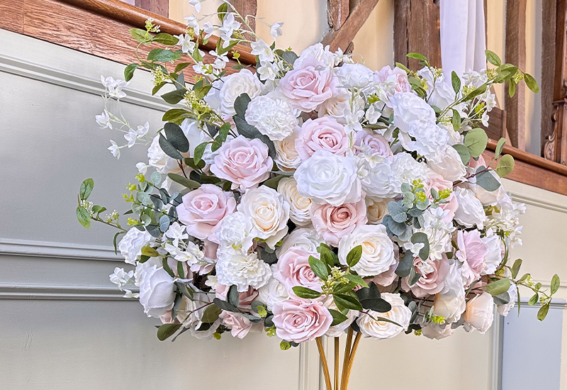 Eucalyptus Pink Centrepiece Hire