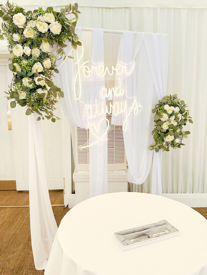 Forever and Always Neon Sign Hire