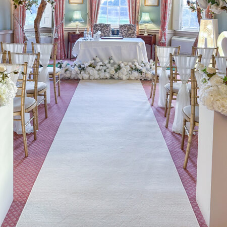 Ivory Aisle Runner Hire Herts