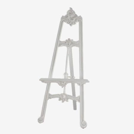 White Easel Hire for Wedding
