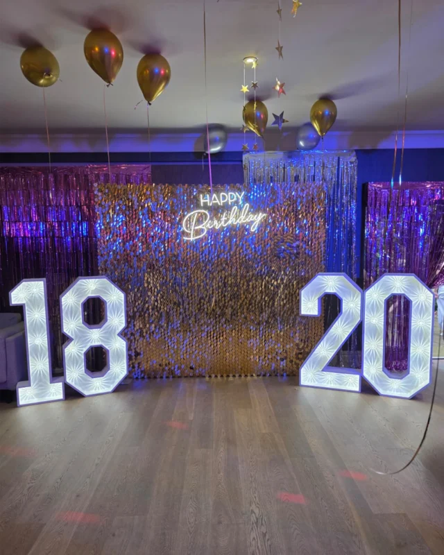 ✨🎂 Double birthday celebrations with our Gold Sequin Wall, Happy Birthday Neon Sign and Light Up Numbers working alongside @sugarandrind.party 

*
*
*
*
*
#lightuplove #lightupnumberhire #london #letterhirelondon #sequinwallhirelondon