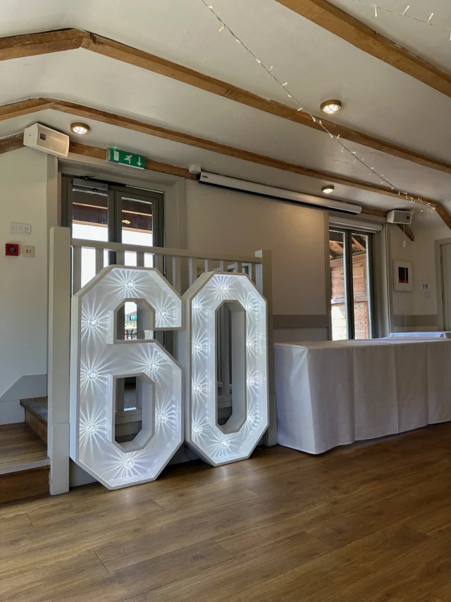 🎉 Celebrating 60 at @tewinburyfarmhotel in The Millstream Suite 

📍 Our Light up Number Hire service is available throughout Hertfordshire, London and surrounding counties.

📩 Just enquire with your event date and venue postcode and we will send you a quote.

*
*
*
*
*
#lightuplove #lightupnumbersherts #60thbirthday #welwyn #lightup60